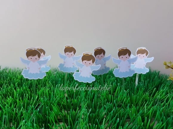 Topper para docinho batizado