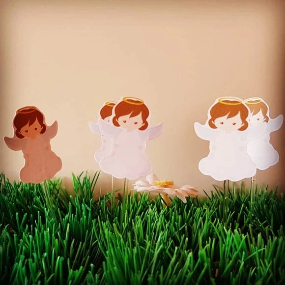 Topper para docinho batizado