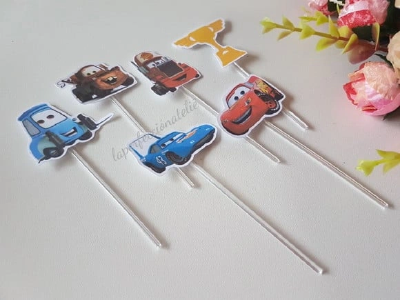 Topper para docinho carros