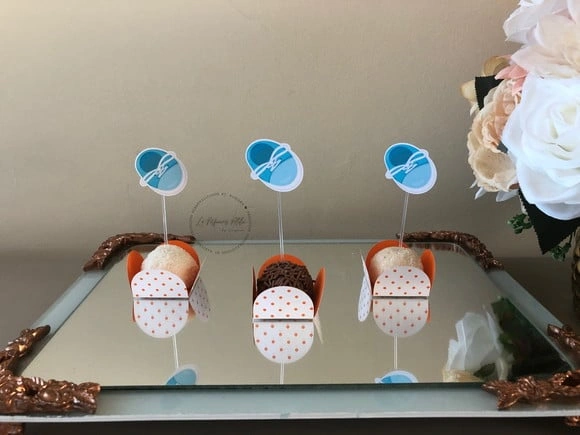 Topper para docinho chá de bebê