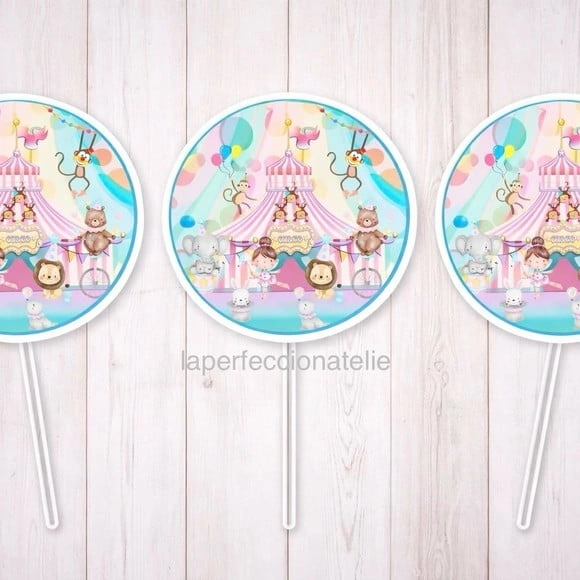 Topper para Docinho Circo