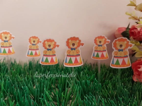 Topper para docinho circo