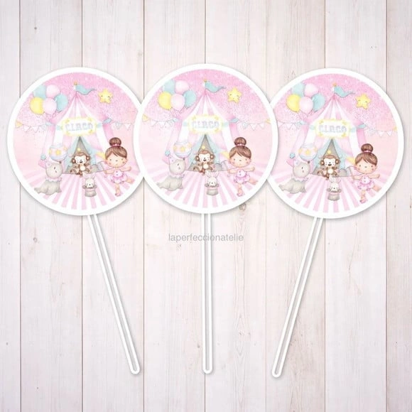 Topper para Docinho Circo