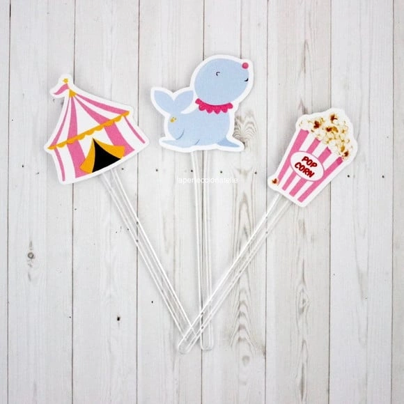 Topper para Docinho Circo