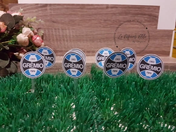 Topper para docinho grêmio