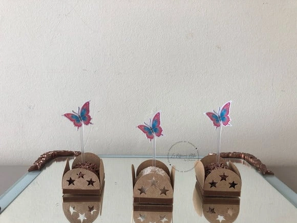 Topper para docinho jardim