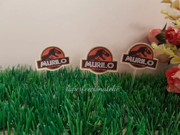 Topper para Docinho Jurassic Park