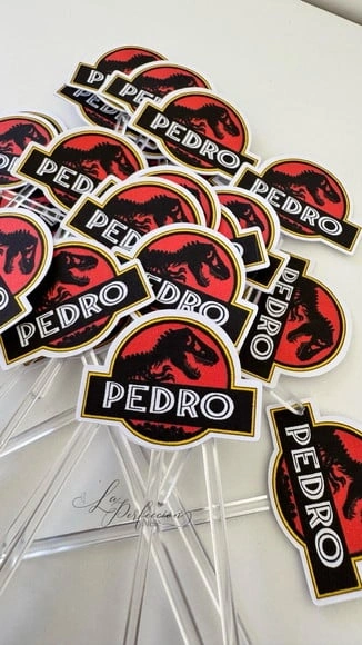 Topper para Docinho Jurassic Park