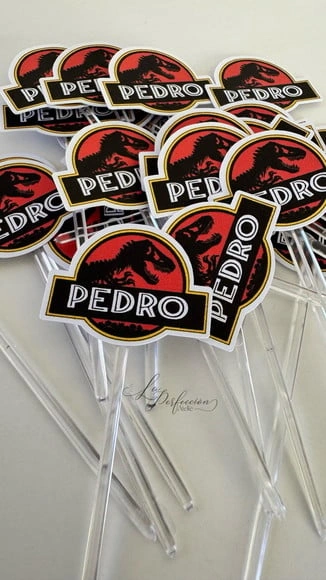 Topper para Docinho Jurassic Park