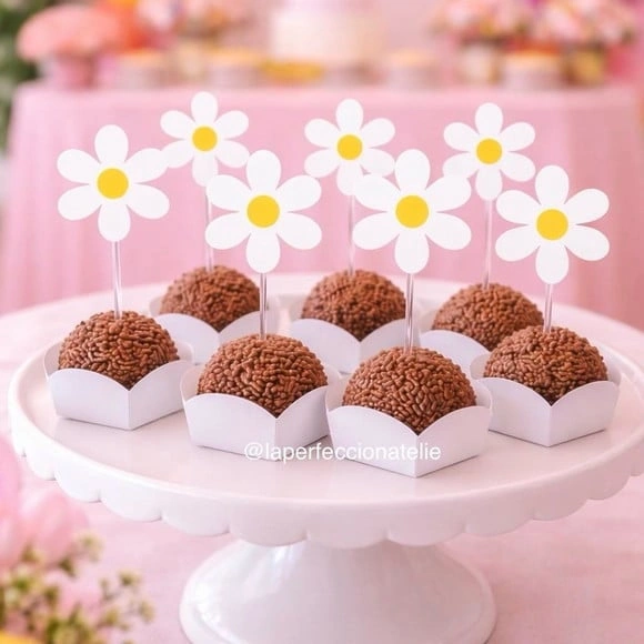 Topper para Docinho Margaridas