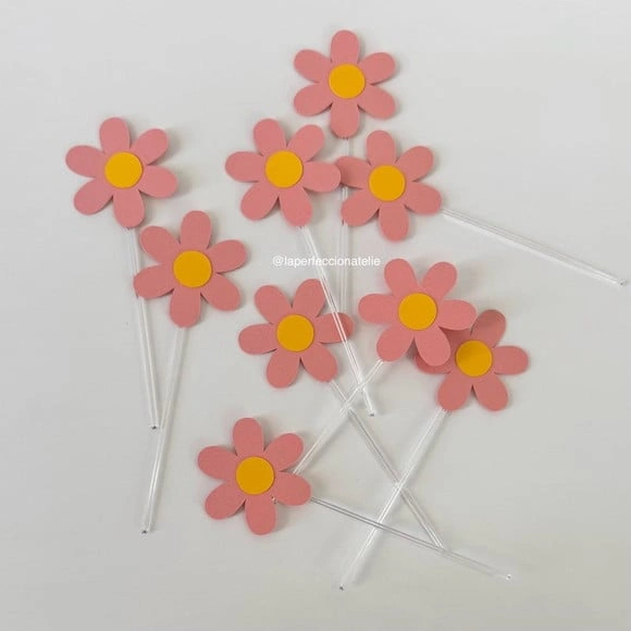 Topper para Docinho Margaridas