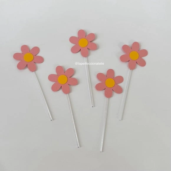 Topper para Docinho Margaridas
