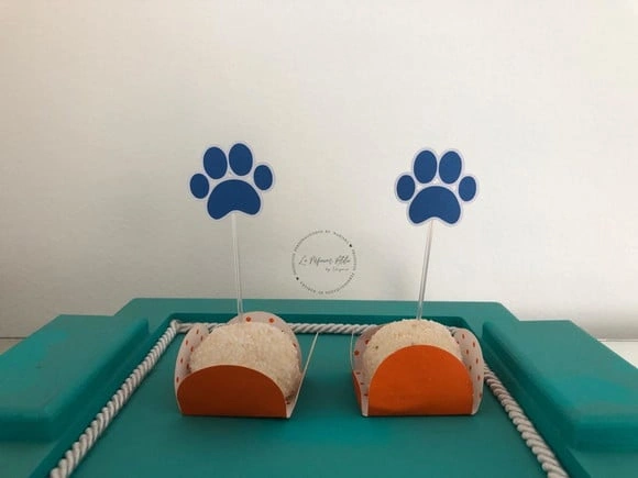 Topper para docinho patinha