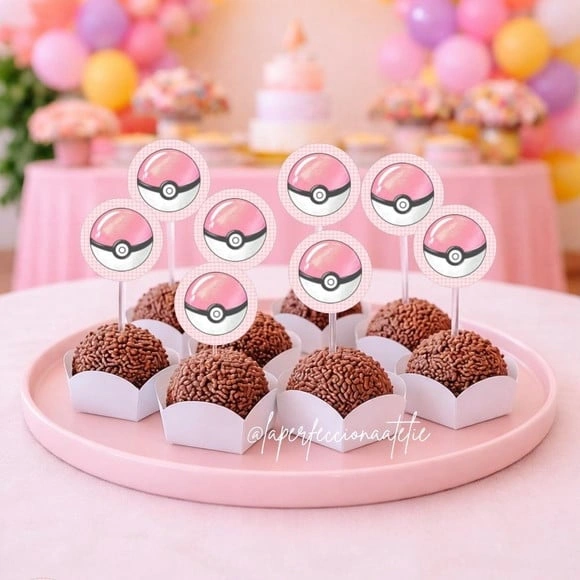 Topper para Docinho Pokemon