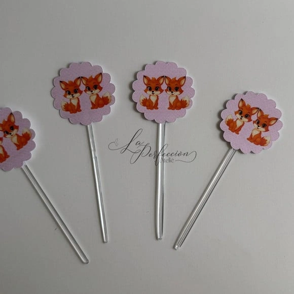 Topper para Docinho Raposa