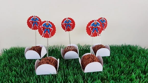 Topper para Docinho Superman