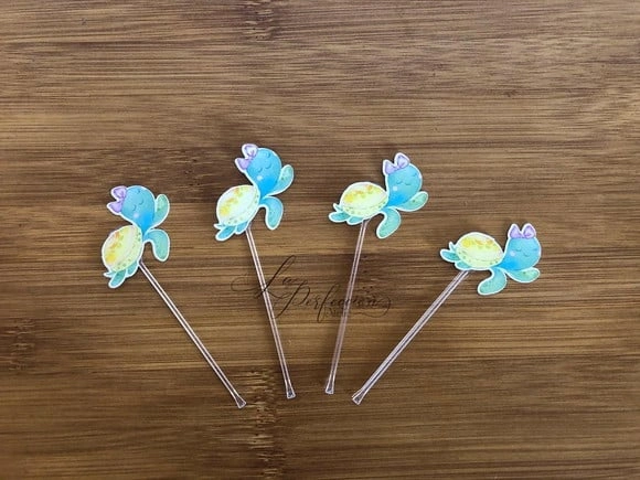 Topper para docinho tartaruga