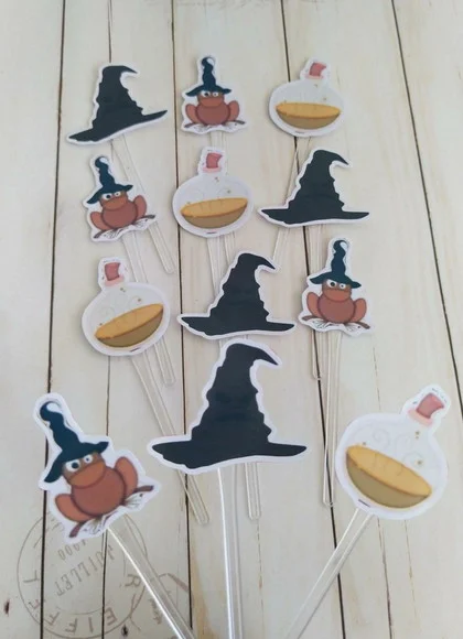 Topper para Docinhos Harry Potter 30 Unidades