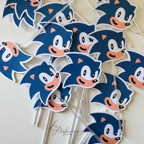 Topper para Docinhos Sonic
