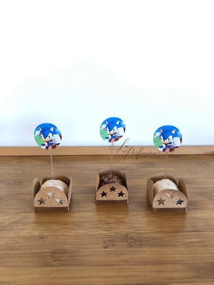 Topper Para Docinhos Sonic