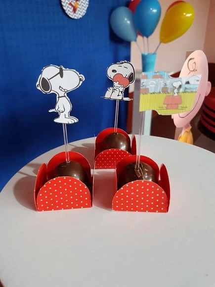 Toppers docinho Snoopy