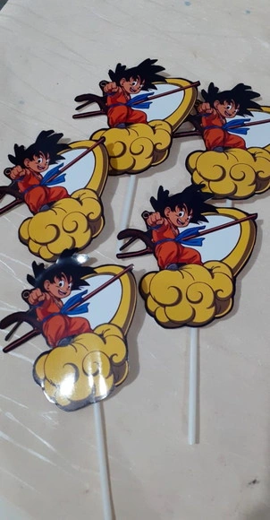 Toppers para Docinhos Dragon Ball Z