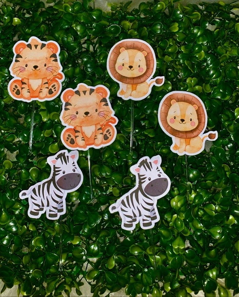Toppers Para Docinhos Safari