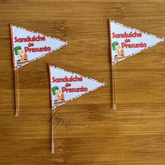 Toppers para Sanduiche Chaves