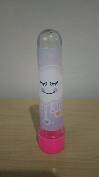 Tubetes acrílico Personalizado chuva de amor