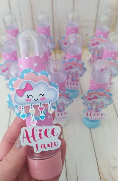 Tubetes Chuva de Amor 3d Lembrancinha