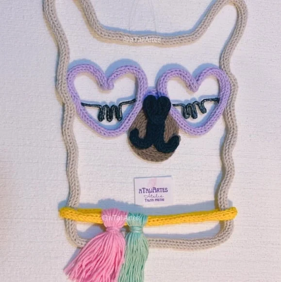 Animalzinho da Floresta Encantada Personalizado em Tricotin