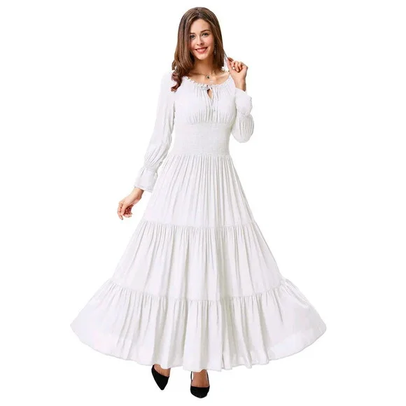 vestido longo estilo cigana rodado sob medidas