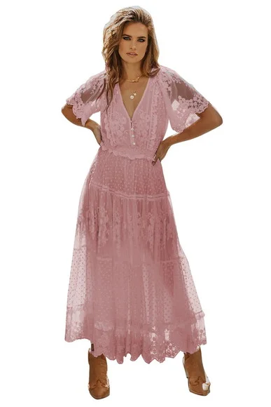 Vestido Longo Renda Tule Noiva Boyo Plus Size
