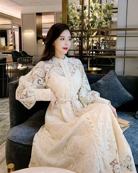 vestido de festa renda bordada det artesanais luxo s medidas