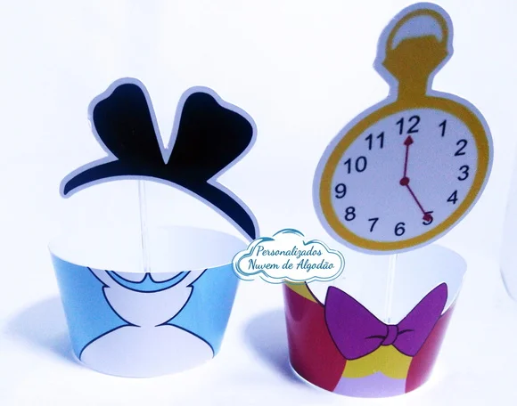 Wrapper Cupcake - Alice